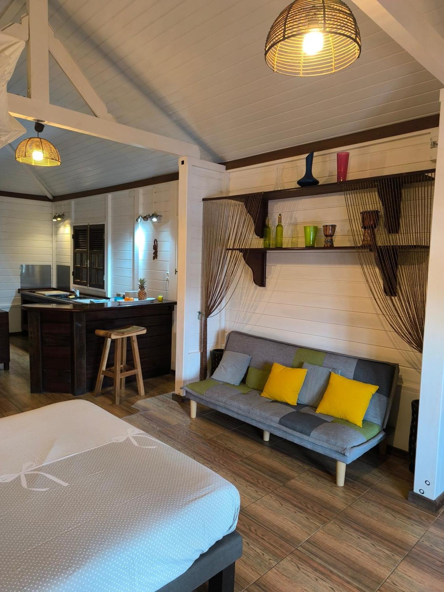 Studio Brazilia Bois Et Nature, Terrasse Avec Vue Sur Les Pitons ル・ロベール エクステリア 写真