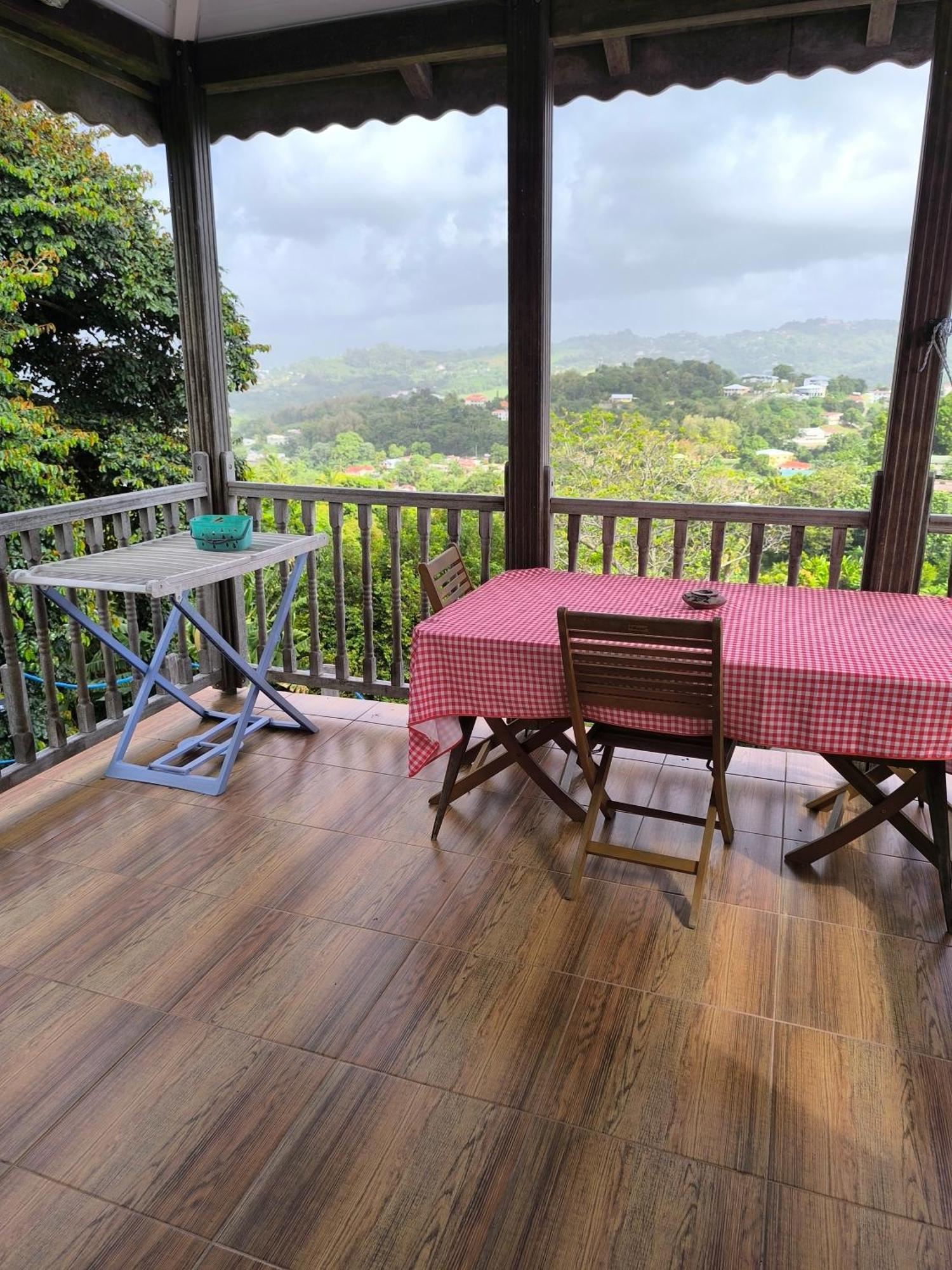 Studio Brazilia Bois Et Nature, Terrasse Avec Vue Sur Les Pitons ル・ロベール エクステリア 写真
