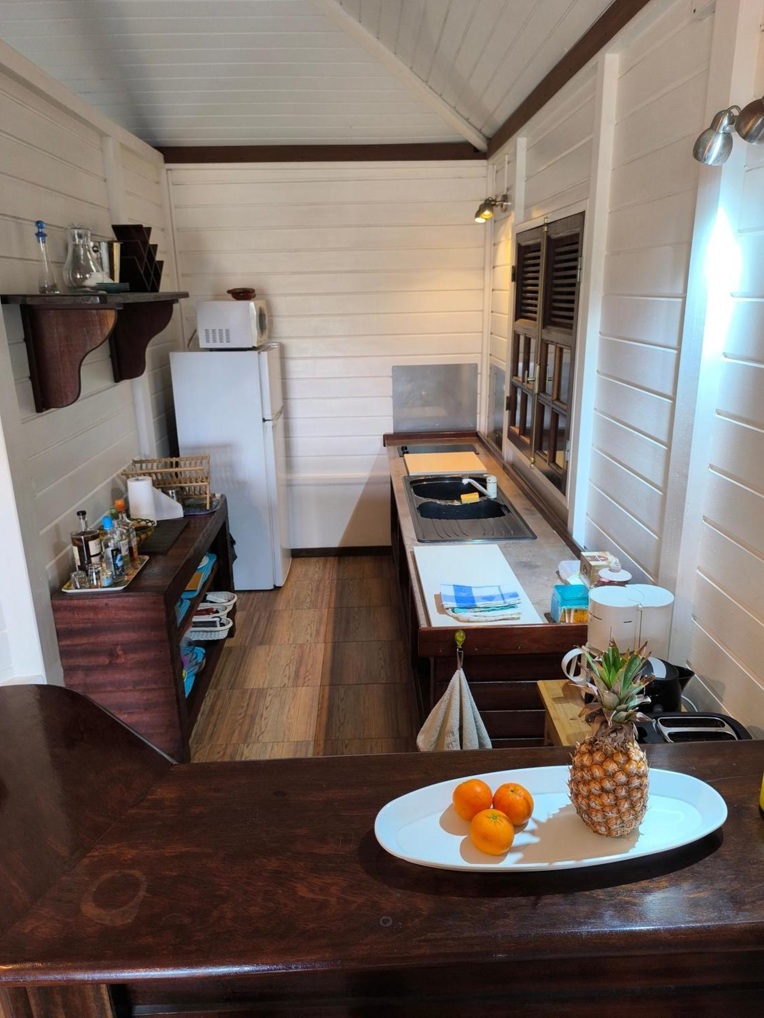Studio Brazilia Bois Et Nature, Terrasse Avec Vue Sur Les Pitons ル・ロベール エクステリア 写真