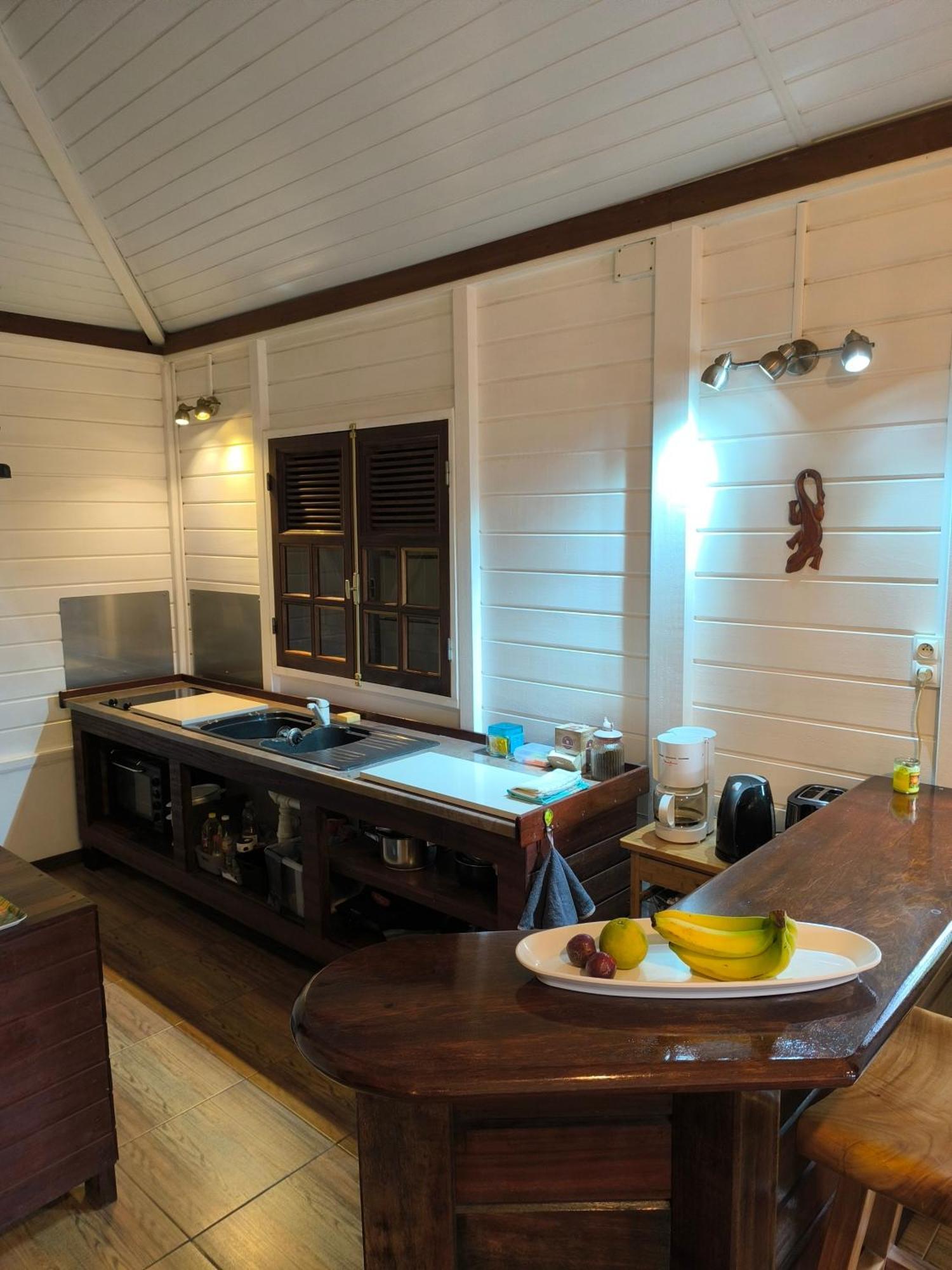 Studio Brazilia Bois Et Nature, Terrasse Avec Vue Sur Les Pitons ル・ロベール エクステリア 写真
